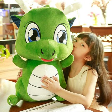 Q版小恐龍公仔霸王龍玩偶卡通版恐龍玩具毛絨玩偶 孩子生日禮物 玩偶/生日/情人/聖誕禮物/毛絨娃娃/抱枕娃娃