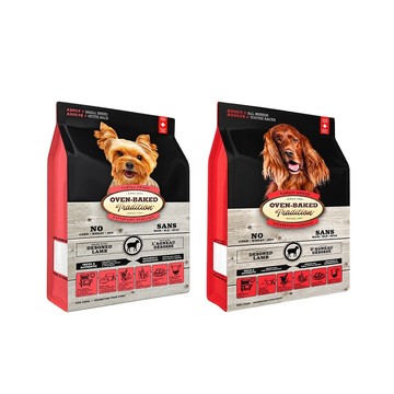 【Oven-Baked 烘焙客】12.5磅 成犬草飼羊 小顆粒/原顆粒 狗飼料 狗糧