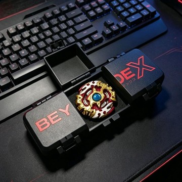 🍀臺灣出貨🍀陀螺 BeybladeX電競收納盒高級陀螺收納盒獨立蓋子陀螺收納盒子