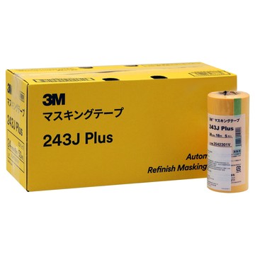 3M 遮蔽膠帶 黃色 (50卷/盒) 寬24mm*18m #PN243J(日本和紙膠帶)