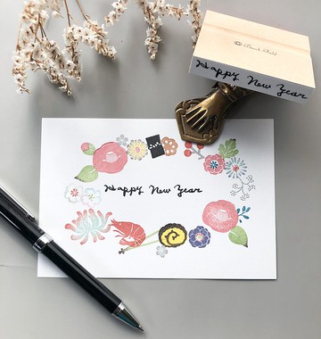 【好評加售】春浪漫 百花木頭印章組