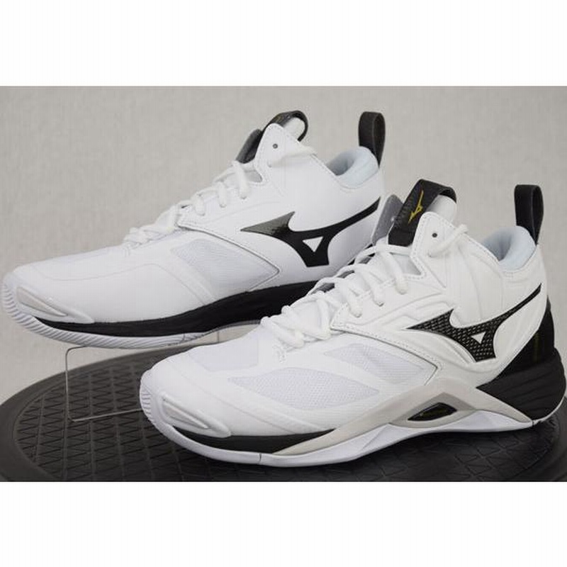 ミズノ MIZUNO バレーボールシューズ ウエーブモーメンタム2 MID V1GA2117 09 2021春夏 ミッドカット ミドルカット  ユニセックス 2.5E相当 バレーシューズ 部活 | LINEブランドカタログ