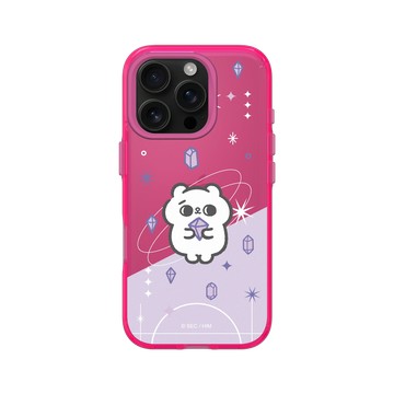 iPhone 16 Pro Clear 粉漾桃 - 爽爽貓 Song Song Meow by SECOND - 紫水晶