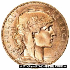 アンティークコイン コイン 金貨 銀貨 Coin, France, Marianne, Francs, 1911, Paris, MS Gold, KM