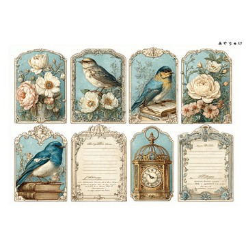 【10月新作】20-103-0208 裁切紙・拼貼素材