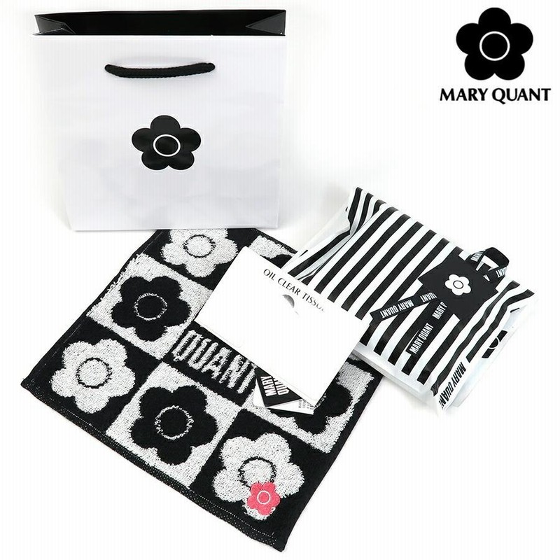 マリークワント　ポーチ&ハンカチセット MARY QUANT マリークヮント ポーチ ハンカチ ホワイトデー
