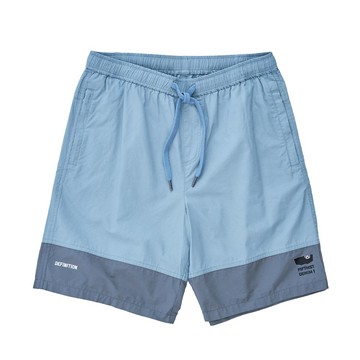 5th STREET｜男裝｜拚色運動短褲｜灰藍色