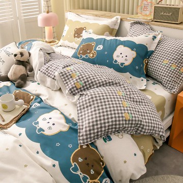 新品~純棉被套單件夏季清新可愛150*200單雙人學生宿舍春秋100全棉被罩- 雙11全館免運