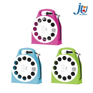 鉅玉經典｜輪座式延長線 50尺 JY-6132-50