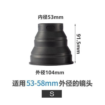 免運費⭐攝影鏡頭遮光消光罩手機微單反相機防眩光玻璃反光硅膠保護罩