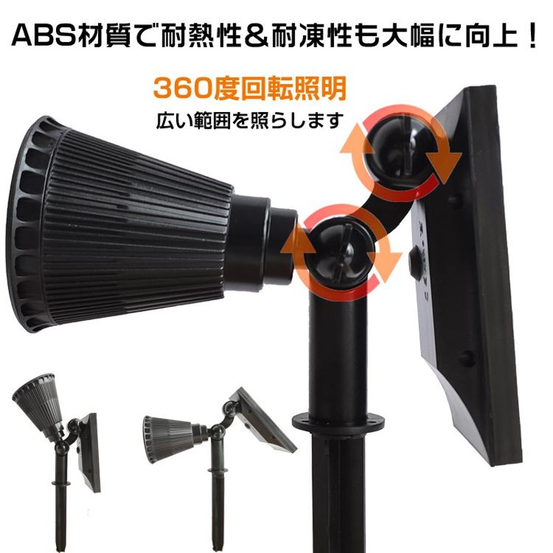 新入荷 ソーラーライトLED投光器 屋外用 街灯 防...+soporte.cofaer.org.ar