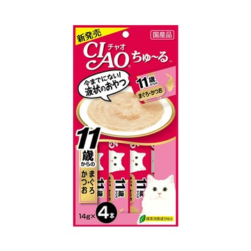 CIAO啾嚕肉泥-11歲肉泥(鰹魚+鮪魚)