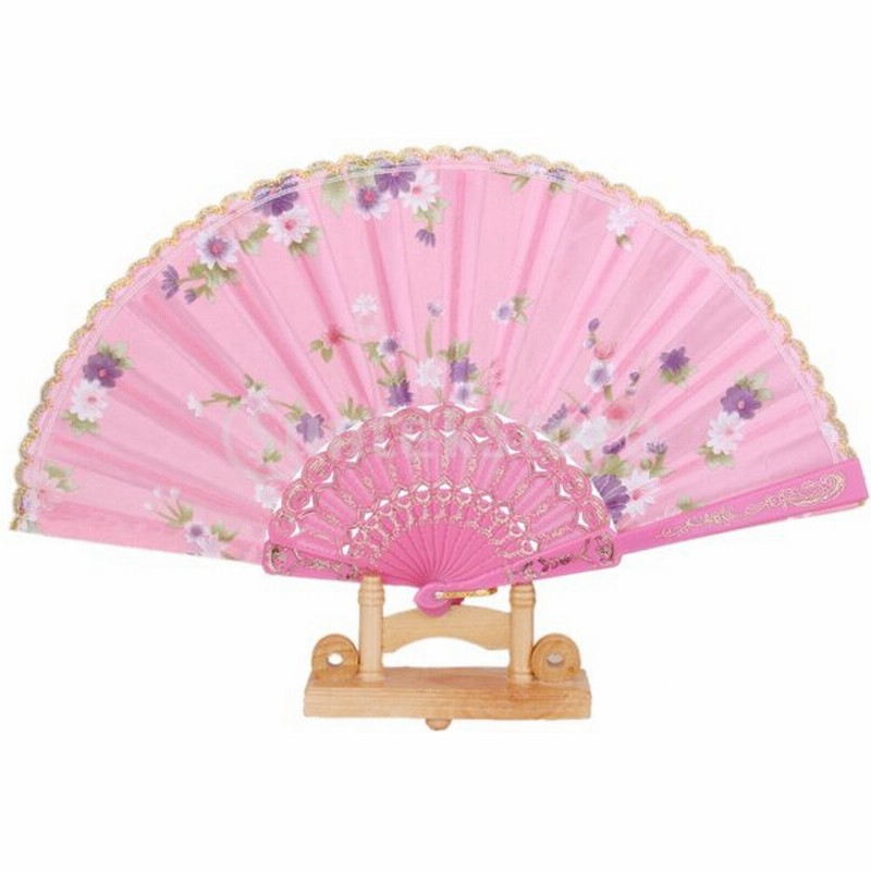 ノーブランド品 女性 和風 ハンドファン 扇子 ポケットファン 花 ピンク 通販 Lineポイント最大0 5 Get Lineショッピング