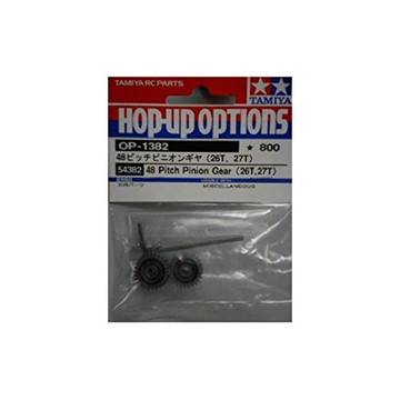Tamiya pop-up Options No.1382 OP.1382 48 pitch pinion gear (26T, 27T) 54382