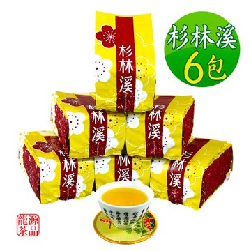 【龍源茶品】杉林溪輕微焙火烏龍茶葉6包組(150g/包-共900g/組-附提袋)