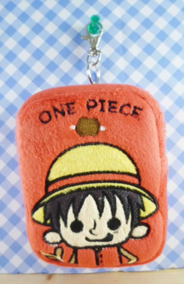 【震撼精品百貨】One Piece_海賊王~票夾零錢包-魯夫(紅)
