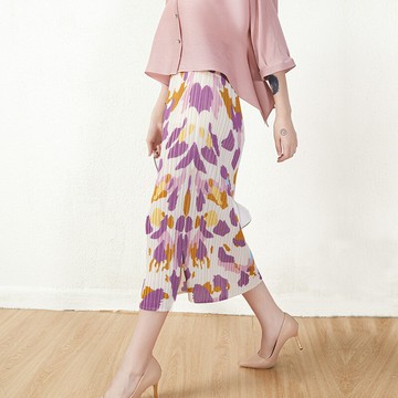 現貨+預購 三宅風皺褶衣服百褶裙褶皺半身裙摺衣彈力長裙顯瘦折衣大碼-空氣感直筒女裙子74fi20【獨家進口】【米蘭精品】