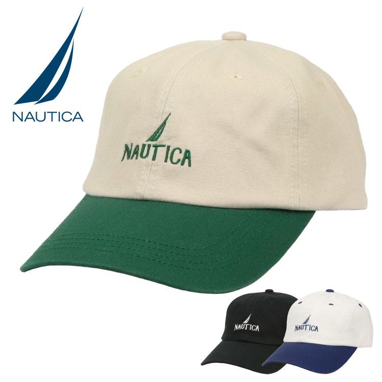 NAUTICA ノーティカ キャップ メンズ レディース ロゴ 6パネル ツートンカラー ブランド ローキャップ ユニセックス 帽子 ノーチカ  おしゃれ ストリート 通販 LINEポイント最大0.5%GET LINEショッピング