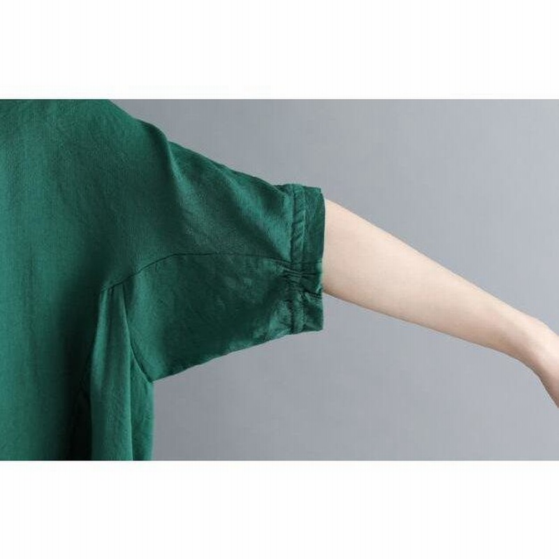 お得】 セットアップ 森ガール レディース Tシャツ ガウチョパンツ 九分丈 体型カバー ゆたり 大きいサイズ カジュアル トップス 