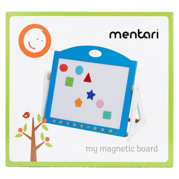 mentari 我的隨身雙面畫板架  藍色  50 x 21 x 39.1cm  1組
