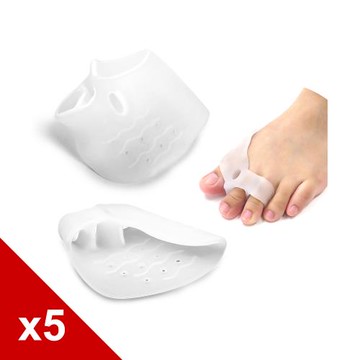 糊塗鞋匠 優質鞋材 J33 柔軟三趾固定套 5雙