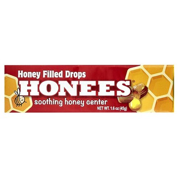 Honees, 蜂蜜夾心糖，1.6盎司（45克）