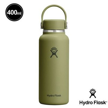 Hydro Flask 400ml 迷你 真空 保溫瓶 棕櫚綠