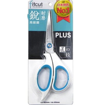 本月熱銷推薦 滿額再折【史代新文具】普樂士PLUS SC-165A 34-348 182mm 事務剪刀