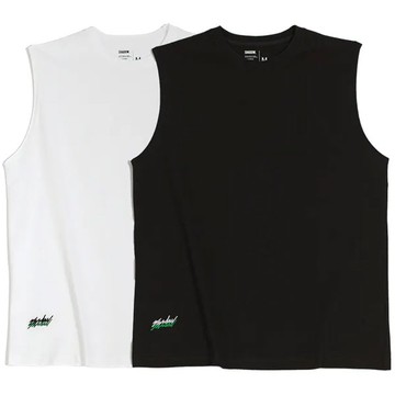 【SHADOW x BARN】5328010008 25SS BASIC TANK 小電繡 寬肩背心 (二色)