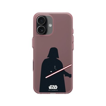 iPhone 17 Clear (相機按鈕) 晶醺玫 - 迪士尼-星際大戰 Star Wars - 黑武士-剪紙系列