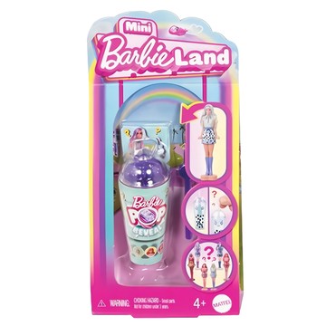 Barbie 芭比 驚喜珍珠奶茶系列 迷你芭比樂園 迷你娃娃  多色 - 款式隨機  1盒