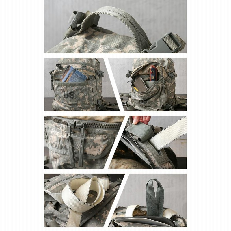 実物 USED 米軍 MOLLE II 3DAY アサルトパック ACU（UCP