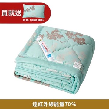 【卓瑩】奈米遠紅外線-薄荷綠-春夏-5x6呎-贈薄荷綠枕套