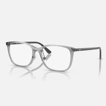 【RayBan 雷朋】方形膠框光學眼鏡(RX7168D-8170 55mm)