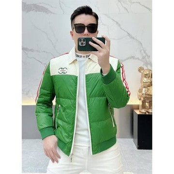 男士輕薄羽絨服2024冬季新款潮牌時尚網紅帥氣高蓬松白鴨絨外套潮