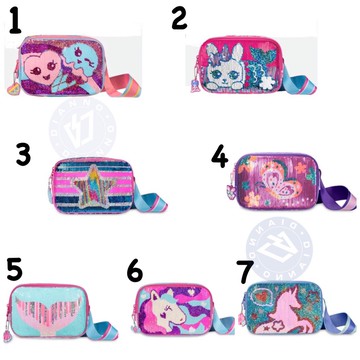 帝安諾-實體店面 Tiger Family FunTime亮片斜背包 新上市❤