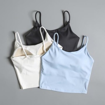 運動內衣女夏季固定一體式遮副乳瑜伽吊帶美背高顏值跑步健身文胸