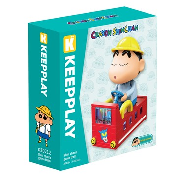 KEEPPLAY 奇妙積木 蠟筆小新積木 遊戲火車  1個