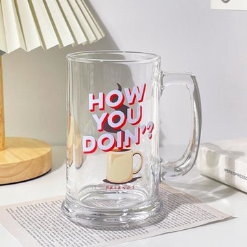 FRIENDS老友記HOW YOU DOIN啤酒杯水杯高級感大號玻璃杯禮物男女