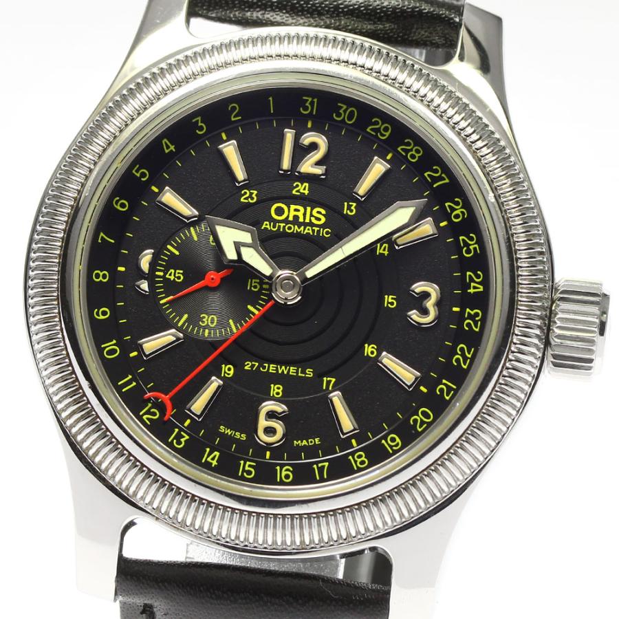 オリス ORIS 7491 ポインターデイト スモールセコンド 自動巻き メンズ ...