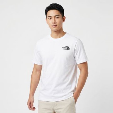 The North Face 印刷Logo圖案短袖T恤-白色