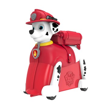 SPIN MASTER 汪汪隊立大功 騎行旅行箱  毛毛款 紅色 + 白色  46 x 25 x 46 cm