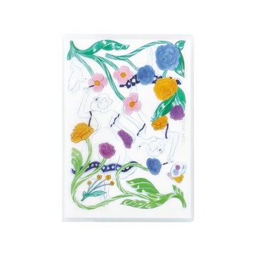 KING JIM HITOTOKI NOTE 手帳筆記本 133x94mm 繪照尺寸 我的花園  1本