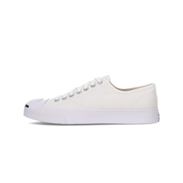Converse Jack Purcell 男鞋 女鞋 白色 全白 開口笑 皮革 低筒 百搭 休閒鞋 164225C