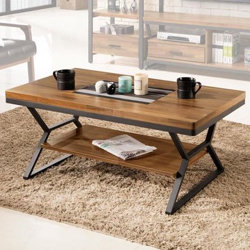 【Homelike】 喜家居工業風3.6尺大茶几(1658)