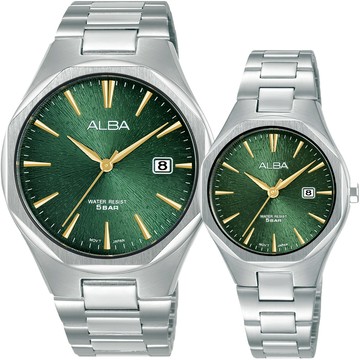 ALBA PRESTIGE 八角時尚對錶-40+30mm VJ42-X370Q+VJ22-X431Q(AS9U55X1+AH7DN7X1)