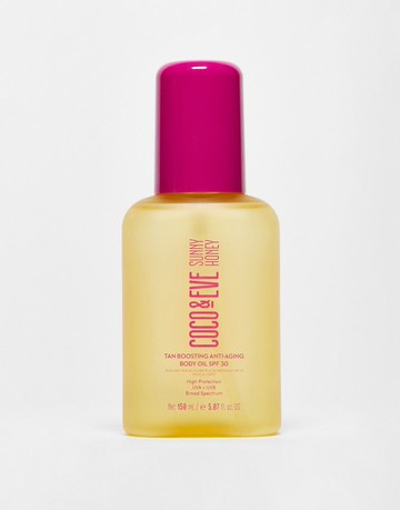 Coco & Eve Tan Boosting Anti-aging Body Oil SPF30-No colour