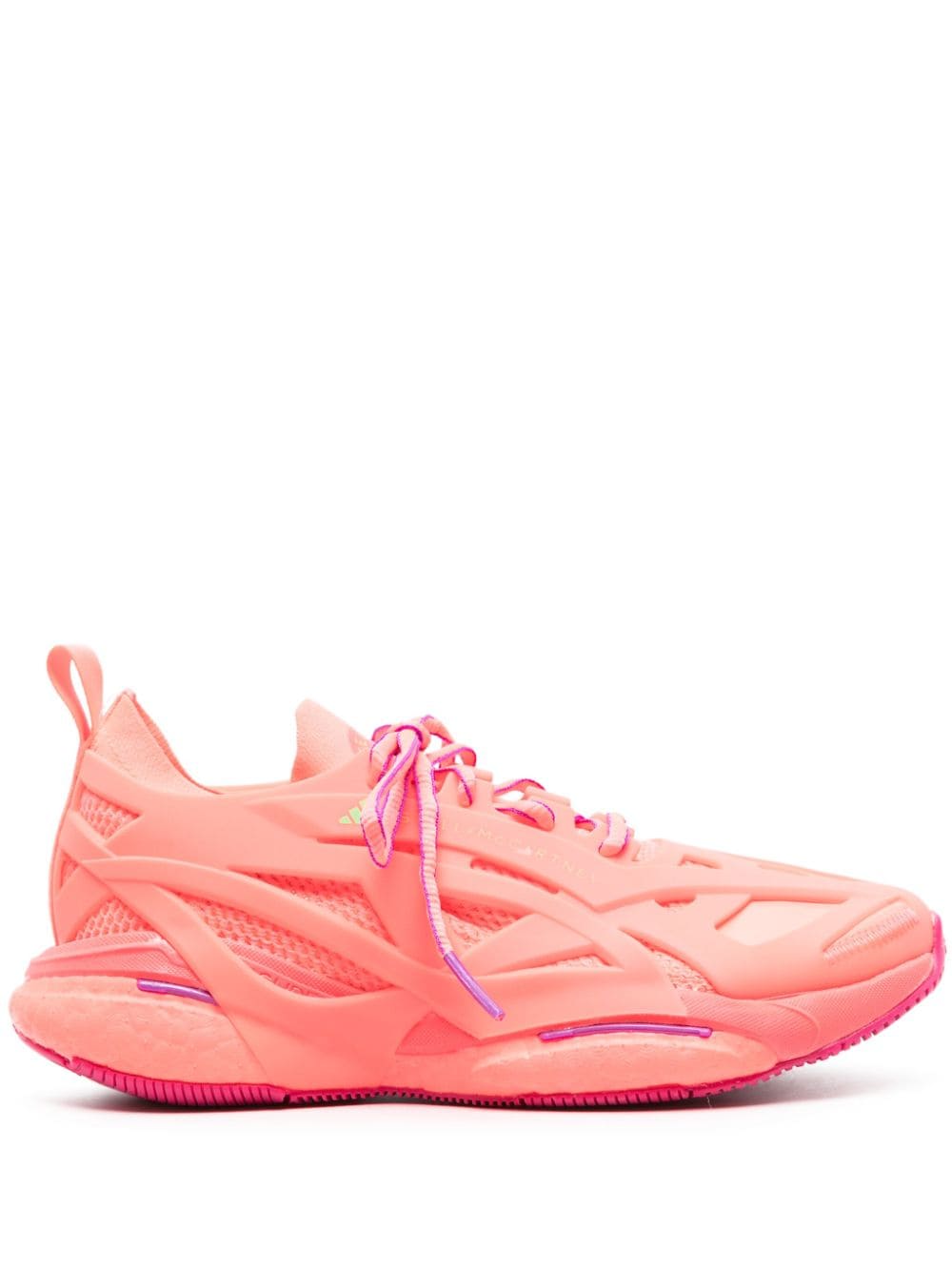 adidas by Stella McCartney - Solarglide knitted sneakers - women - Polyester/Polyurethane/Fabric/Rubber - 5 - Pink