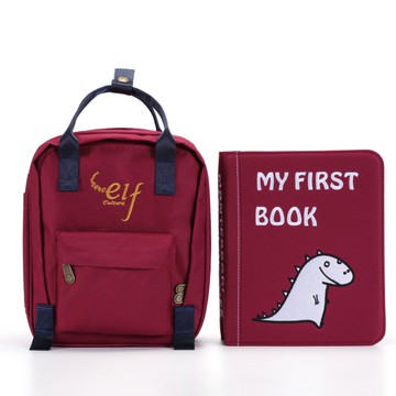 My First Book - 蒙特梭利布書-第一冊【生活常規篇】-新生紅-0-3y