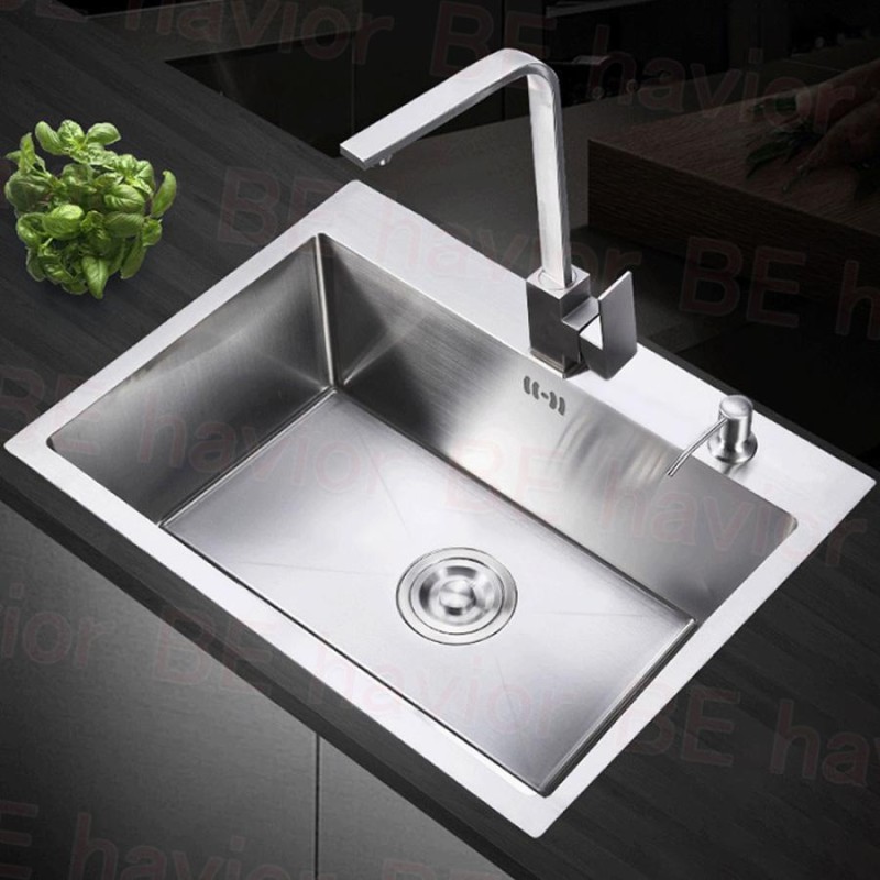 ステンレス流し台 厚み有 堅めのシンク (304厚みプラス）S43 1413